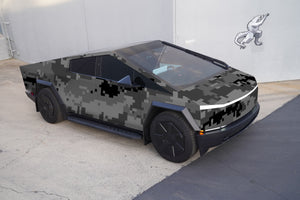 TESPLUS Custom Vinyl Wrap for Cybertruck - Digital Camo