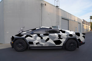 TESPLUS Custom Vinyl Wrap for Cybertruck - Snow Camo