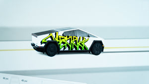 TESPLUS Custom Vinyl Wrap for Cybertruck - Graffiti Green