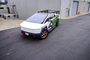 TESPLUS Custom Vinyl Wrap for Cybertruck - Graffiti Green