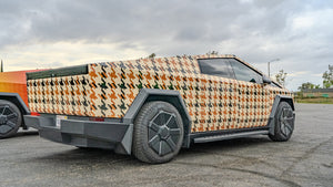 TESPLUS Custom Vinyl Wrap for Cybertruck - Houndstooth