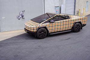 TESPLUS Custom Vinyl Wrap for Cybertruck - Houndstooth