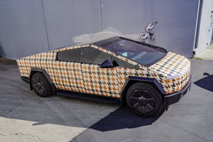 TESPLUS Custom Vinyl Wrap for Cybertruck - Houndstooth