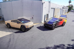 TESPLUS Custom Vinyl Wrap for Cybertruck - Houndstooth