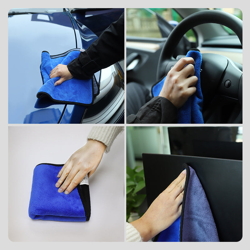 Shop Tesla Ultra Soft Thick Car Wash Towel - TESPLUS